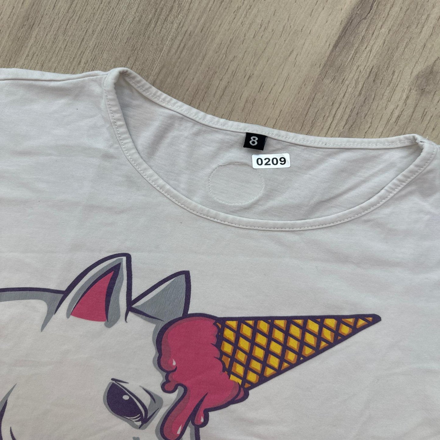 T-shirt Licorne : 8 ans