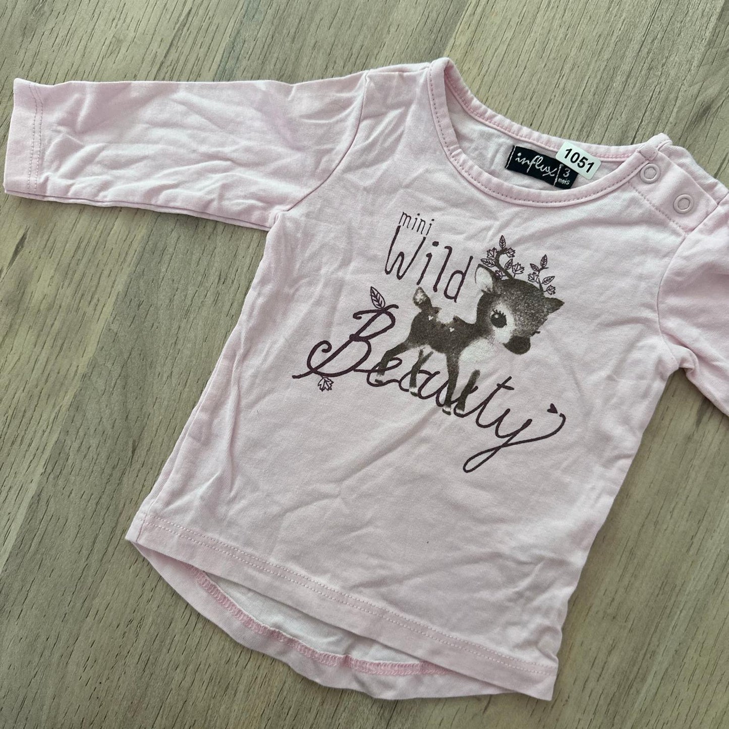 T-Shirt Influx : 3 mois