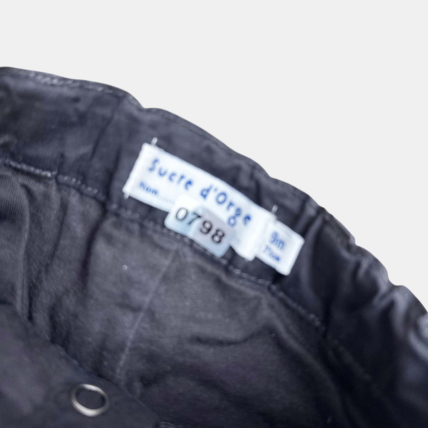 Pantalon sucré d’orges : 9 mois