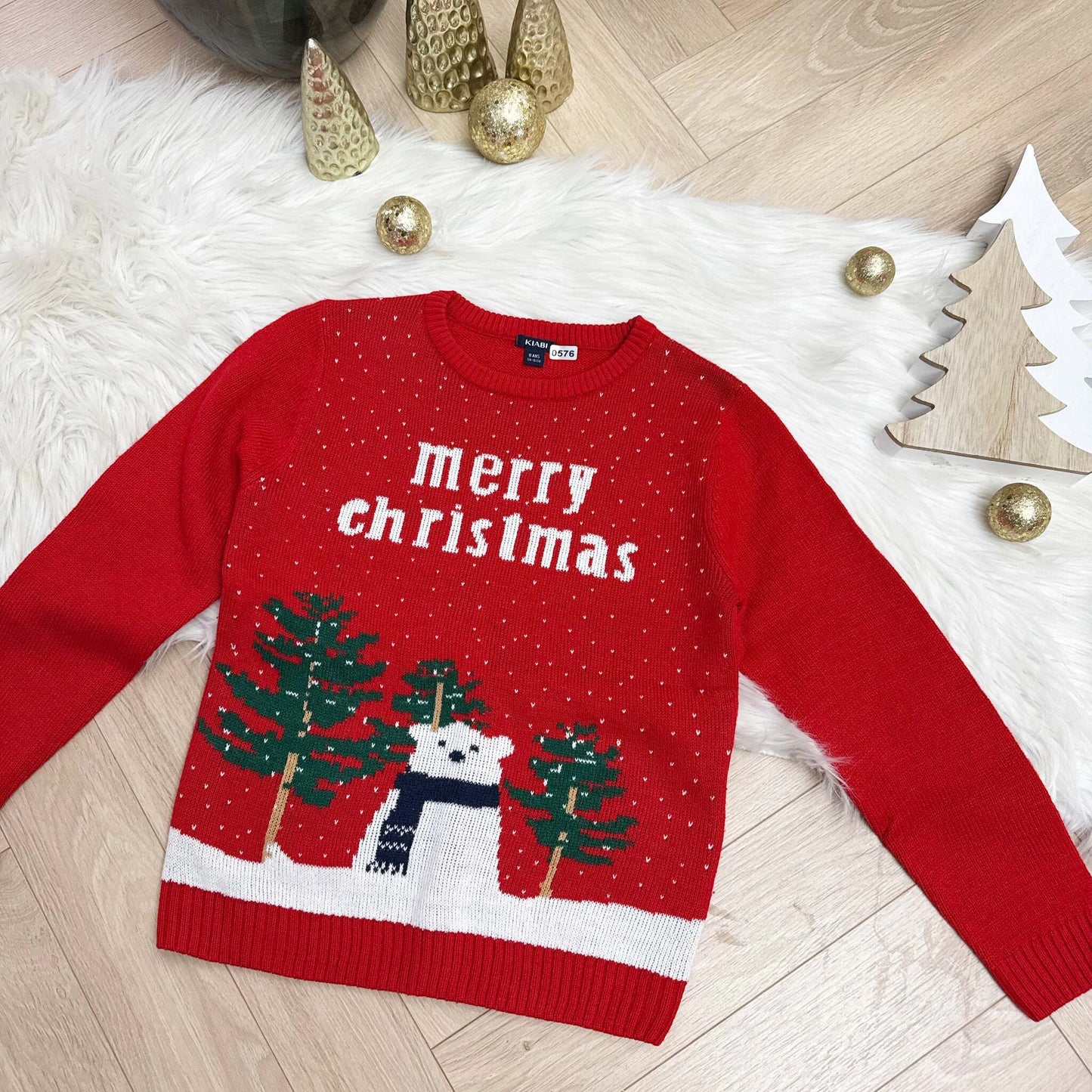 Pull Kiabi Noël : 8 ans