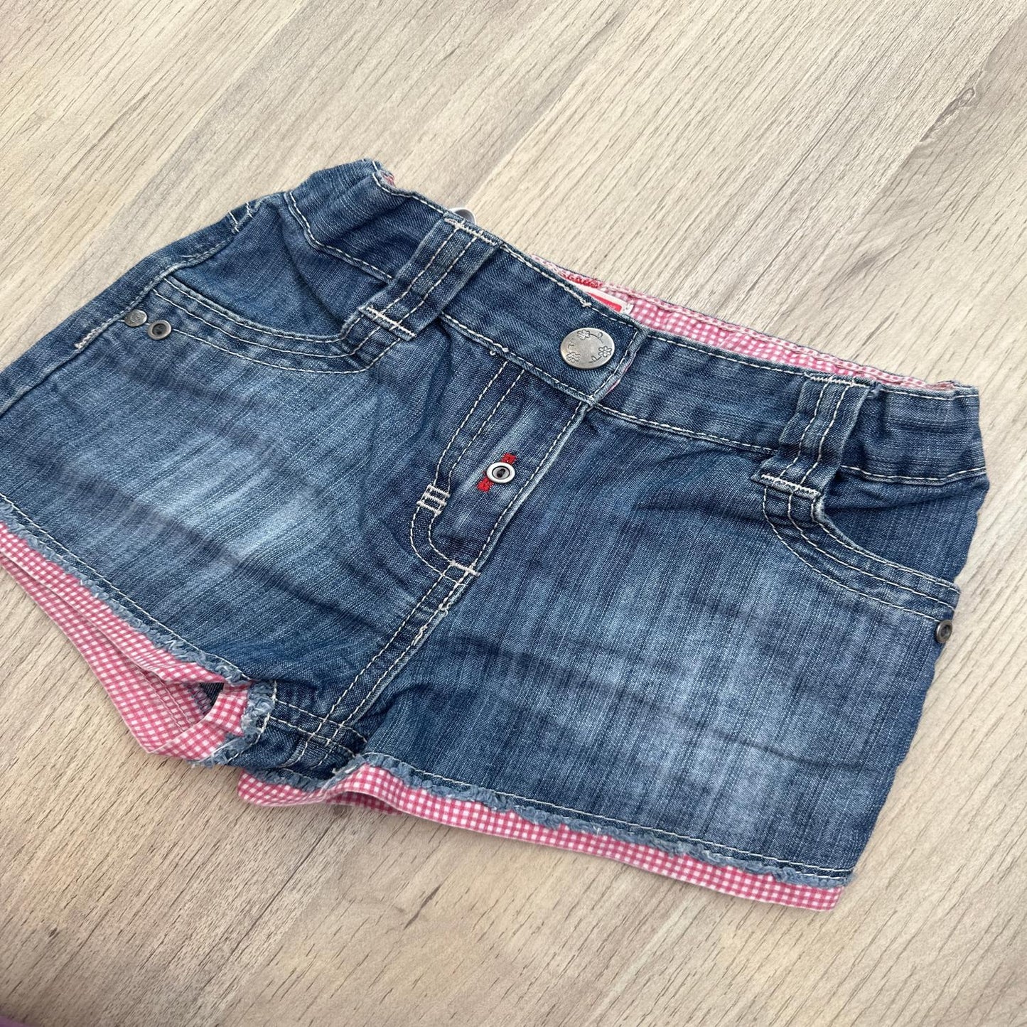 Short denim label : 4 ans