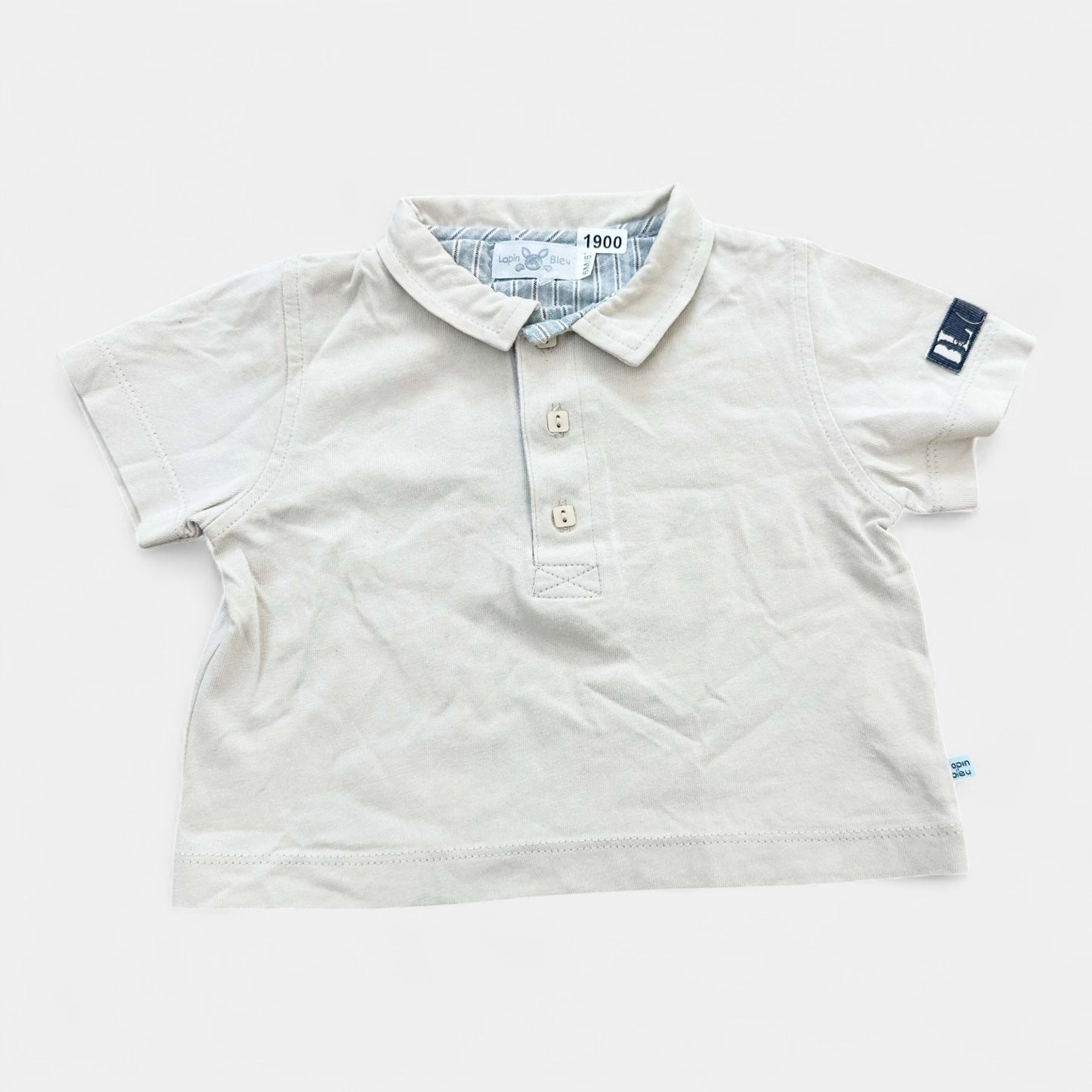 T-Shirt Lapin Bleu : 6 mois