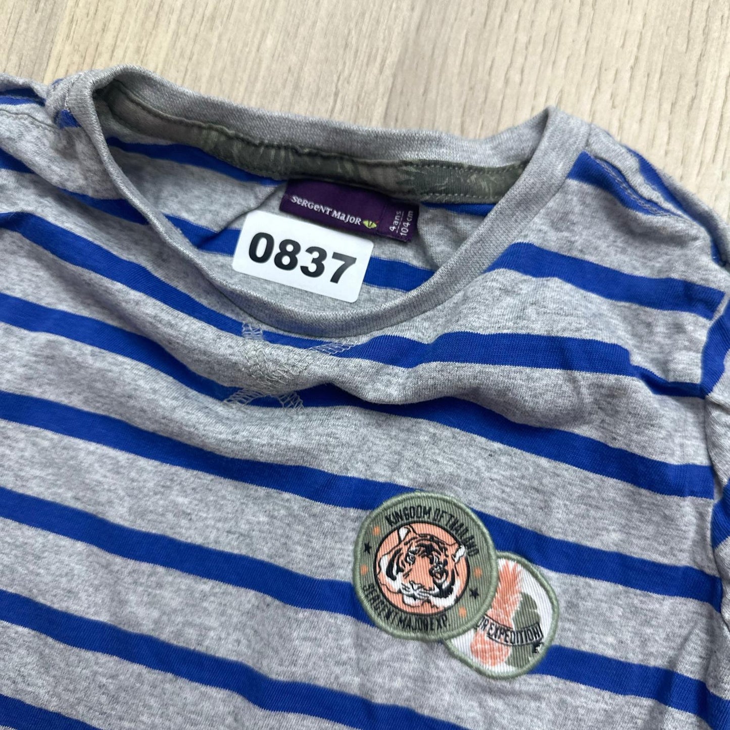 T-Shirt Sergent Major : 4 ans