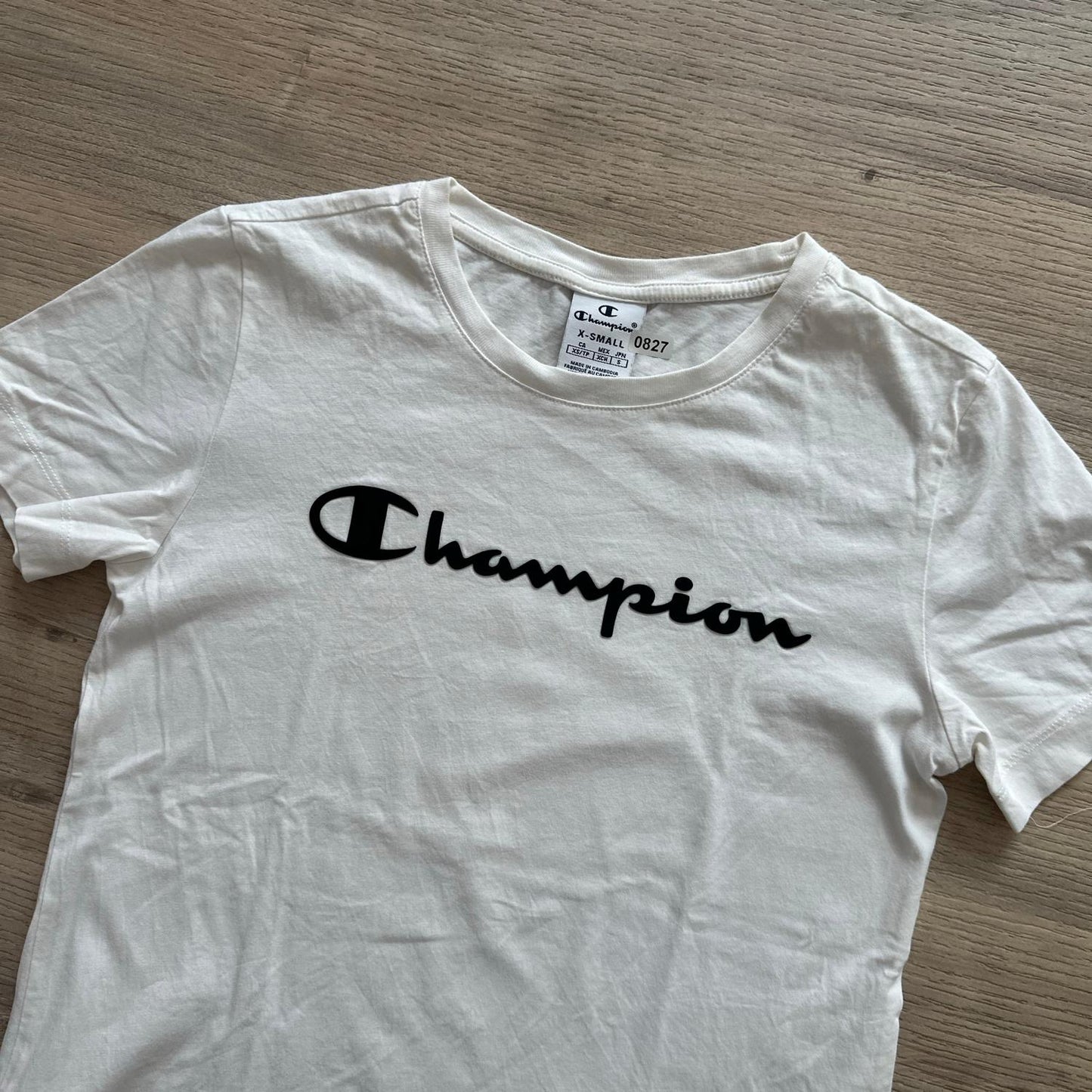 T-Shirt champion : 14 ans