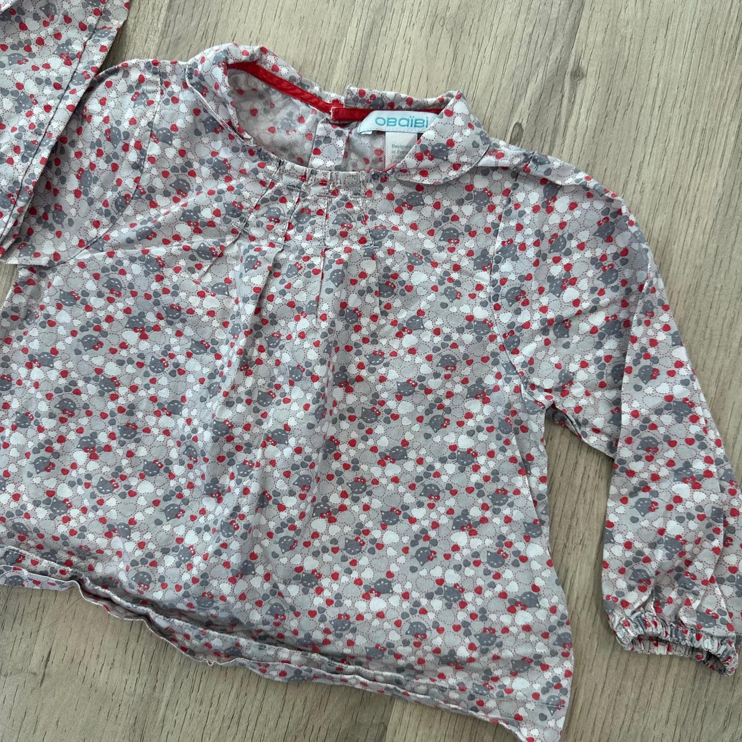 Blouse Okaïdi : 12 mois