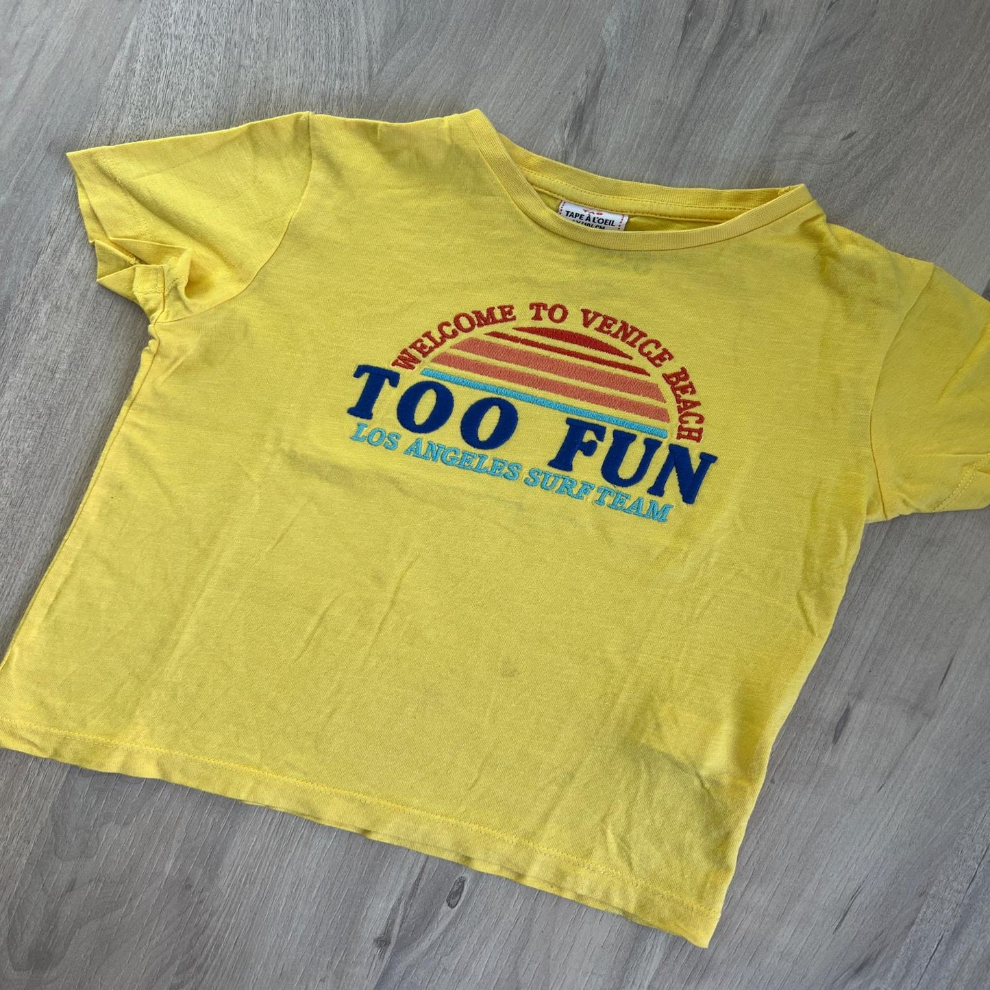 T-shirt tape à l’œil : 4 ans