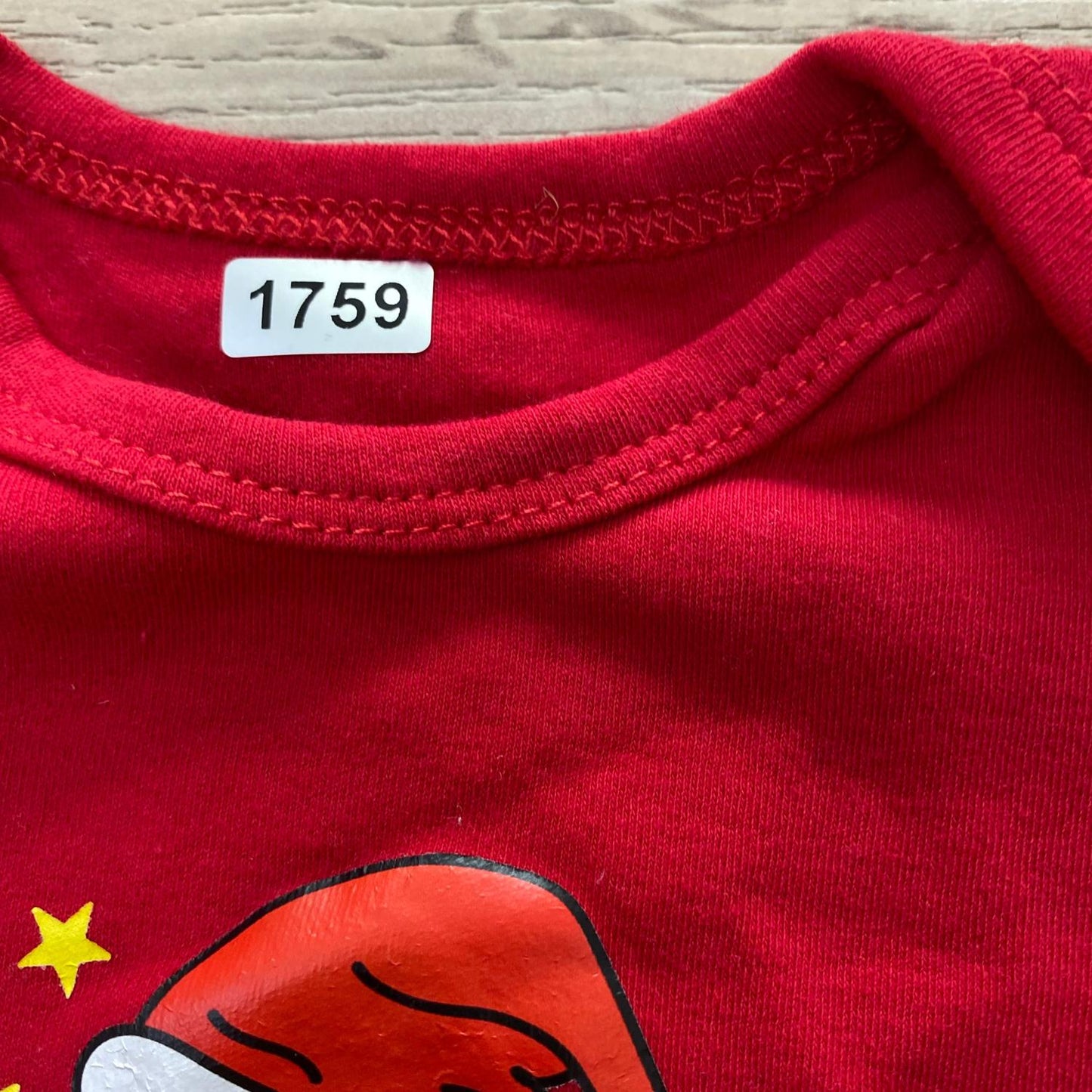 Body de Noël : 6 mois
