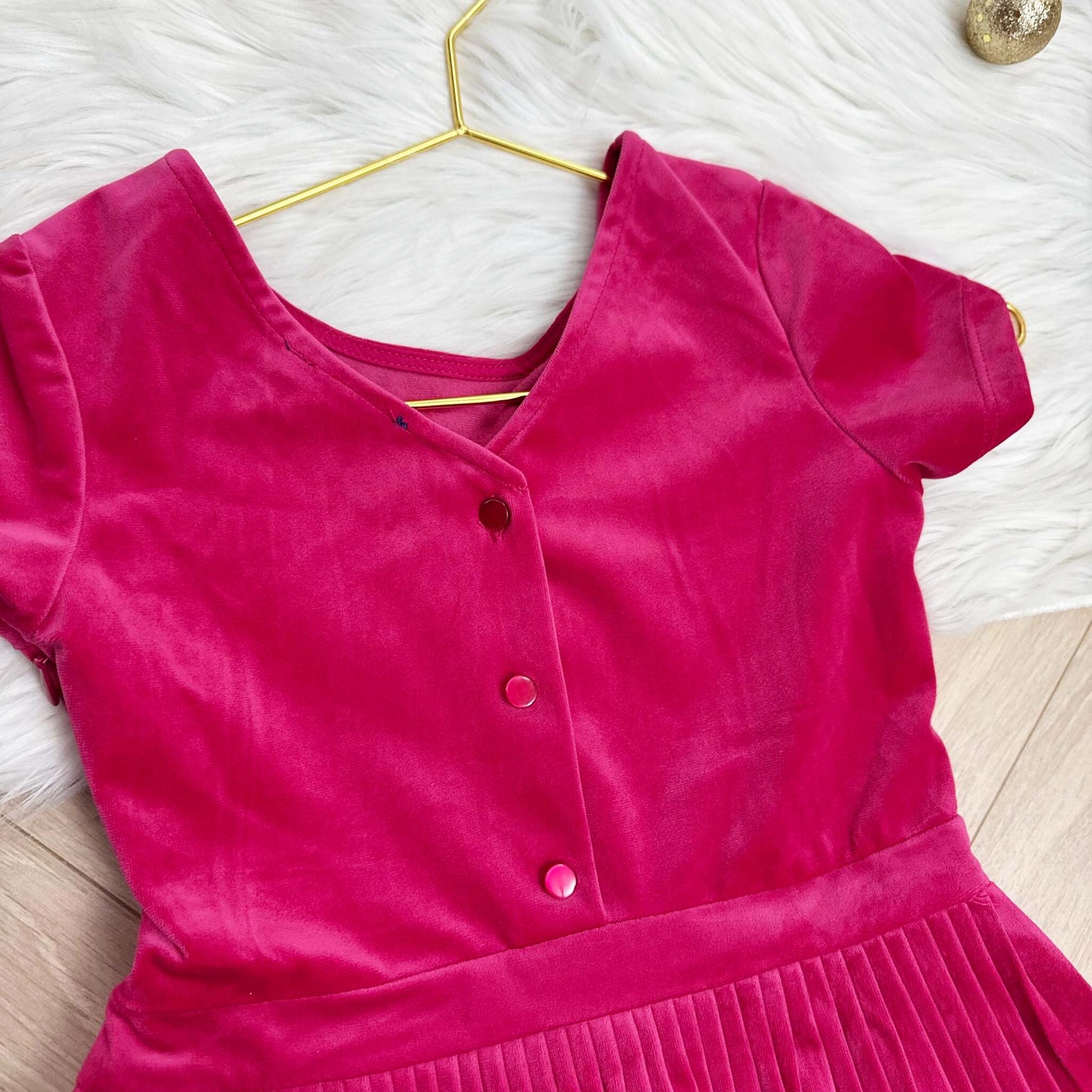 Robe fête velours Okaïdi : 5 ans